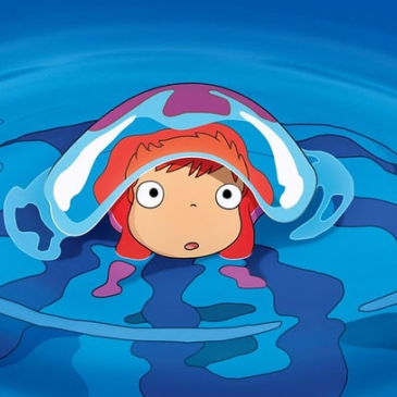 POnyo sur la falaise